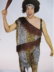 Caveman Costume with Fur - Mens Jungle Costumes